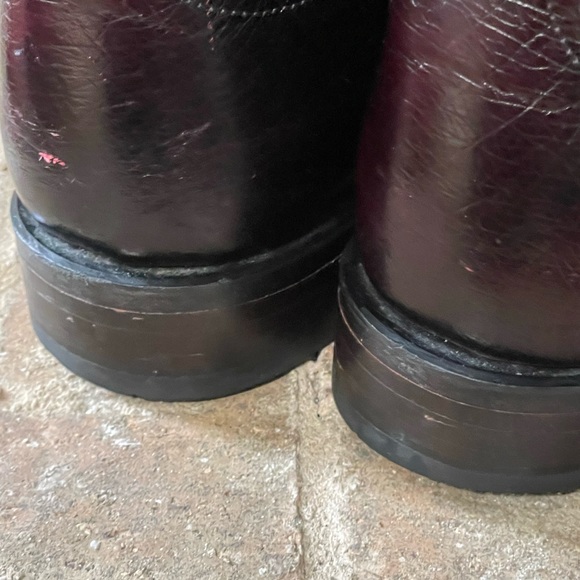 Luchesse 2000 Goat Skin & Smooth Ostrich Roper Vintage Boots - Picture 5 of 16